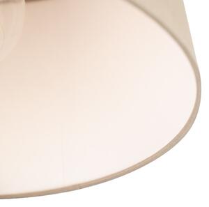 Moderna stropna svjetiljka s taupe nijansom 35 cm - Combi