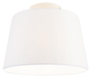 Moderna stropna svjetiljka s bijelom hladom 25 cm - Combi