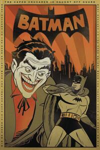 Ilustracija Batman and Joker - Retro Sketch