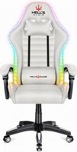 Gaming stolica HC-1003 LED RGB bijela