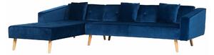 Kutna garnitura Berwyn 1645, Plava, 75x303x173cm