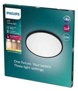 Philips - LED Prigušiva stropna svjetiljka SUPERSLIM SCENE SWITCH LED/22W/230V