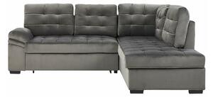 Kutna garnitura Berwyn 1658, Siva, 90x227x182cm, Bor