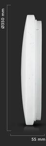 LED Stropna svjetiljka LED/24W/230V 35cm 3000K/4000K/6400K