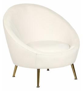 Fotelja Berwyn 1223, Bijela, 81x80x76cm