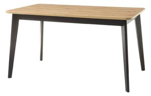 Stol Morsora 109, Artisan hrast, Crna, 75x80cm