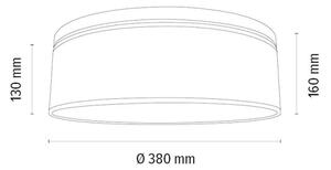 Spot-Light 47913874 - Stropna svjetiljka BOHO 2xE27/25W/230V pr. 38 cm hrast