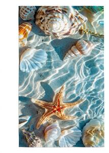 Brzosušeći ručnik za plažu CORALIA šareni 70 x 140 cm, 100% mikrovlakana