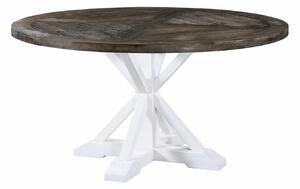 Stol Riverton 769, Tamno drvo, Bijela, 76cm, Bor