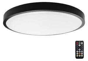 LED Stropna svjetiljka za kupaonicu sa senzorom LED/24W/230V 4000K IP44 crna