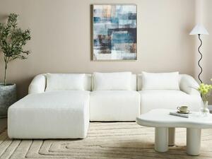 Kutna garnitura Berwyn 1813, Bijela, 72x278x174cm, Eukaliptus