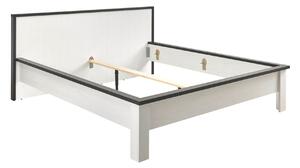 Krevet Cirtale 109, Antracit, Bijeljeni bor, 93x200cm