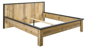 Krevet Cirtale 109, Antracit, Ostarjelo drvo, 93x200cm