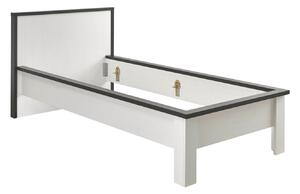 Krevet Cirtale 109, Antracit, Bijeljeni bor, 93x110cm