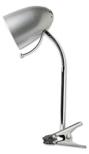 Aigostar - Stolna lampa s kvačicom 1xE27/36W/230V srebrna/krom