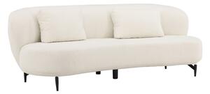Sofa Dallas 4371, Bijela, Crna, 80x224x100cm