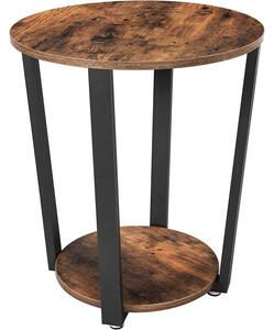 Okrugli stolić, mali stolić za kavu 50 x 50 x 57 cm | VASAGLE