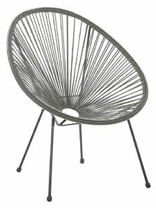 Vrtna stolica Berwyn 1953, Tamno sivo, 87x70x90cm