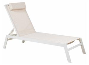 Vanjski ležaj Berwyn 1971, Beige, Bijela, 23x66cm