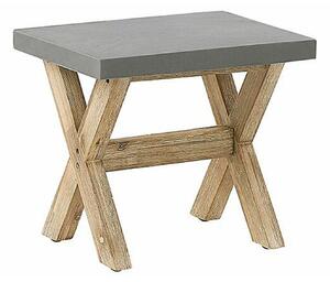 Vrtna stolica Nolsoro 103, Svijetlo drvo, Siva, 45x51x40cm, Bagrem
