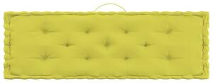 VidaXL Paletni podni jastuci 7 kom zelena boja jabuke pamučni