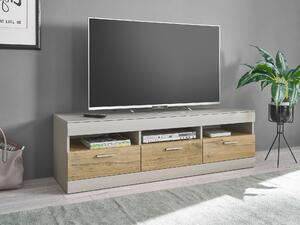 TV stol Romlevu 100, Hrast, Siva, 46x150x45cm