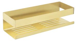 Samodržeća kupaonska polica od nehrđajućeg čelika u zlatnoj boji Genova - Wenko