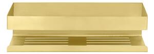 Samodržeća kupaonska polica od nehrđajućeg čelika u zlatnoj boji Genova - Wenko