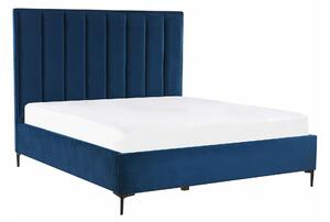 Krevet Berwyn 310, Plava, 142x170cm, Bor, Topola