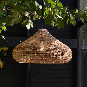 PR Home vanjska viseća svjetiljka Mira, Lampakanay, utikač, Ø 58 cm, Smeđa / hrđa, Ostalo