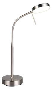 LED stolna lampa u srebrnoj boji (visina 45 cm) Moreno – Trio