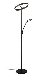 Crna LED stojeća svjetiljka (visina 180 cm) Willis – Trio