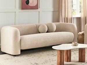 Sofa Veselme 102, Beige, 73x224x83cm, Eukaliptus, Kaučuk