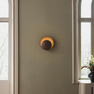 Globen Lighting ORBIT zidna svjetiljka, smeđa, Ø 30 cm, utikač, Smeđa / hrđa, Dnevni boravak/blagovaonica, Metal