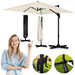 Vrtni suncobran - 420cm Plonos Beige