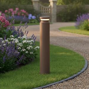 IDEAL LUX Ideal Lux LED svjetiljka za put Boeing, visina 70 cm, boja kave smeđe, Smeđa / hrđa, Metal