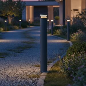 IDEAL LUX Ideal Lux LED svjetiljka za put Boeing, visina 100 cm, antracit, Sivo, Metal