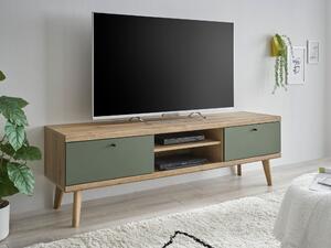 TV stol Deltali 103, Hrast, Zelena, 50x160x40cm
