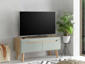TV stol Vircava 102, Hrast, Svijetlo zelena, 50x107x40cm