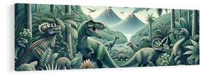 Slika divlji svijet dinosaura