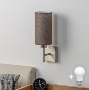 Eglo - LED zidna svjetiljka TUNJA 1xE27/60W/230V mat krom/žuta