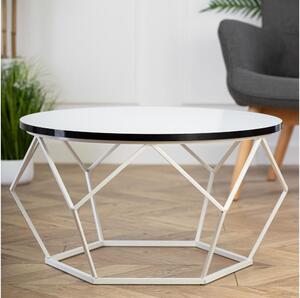 Konferencijski stol DIAMOND 40x70 cm crno/bijeli