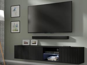 TV stol Buffalo 181, Mat crna, 31x156x31cm