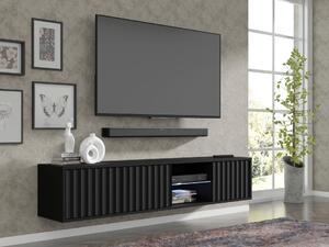 TV stol Buffalo 182, Mat crna, 31x156x31cm