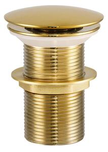 COMAD CLICK-CLACK T201G-3 - Umivaonik klik-klak odvod pr. 7 cm zlatni sjaj