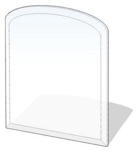 Staklo za peć 1100x850x8 mm polukružni oblik