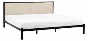 Krevet Berwyn 760, Crna, Beige, 85x187cm