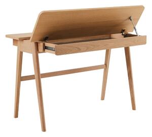Radni stol s hrastovom pločom 110x55,5 cm Home - Hammel Furniture
