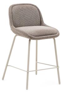 Barska stolica sivo-bež (visine sjedala 65 cm) Aimin – Kave Home