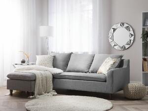 Kutna garnitura Berwyn 1395, Svijetlo siva, 69x206x140cm, Eukaliptus, Kaučuk